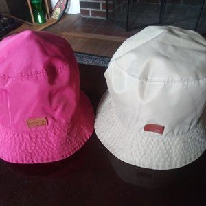 Nylon coach bucket hats